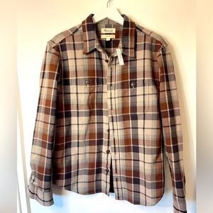 Madewell men’s heavyweight plaid shirt
